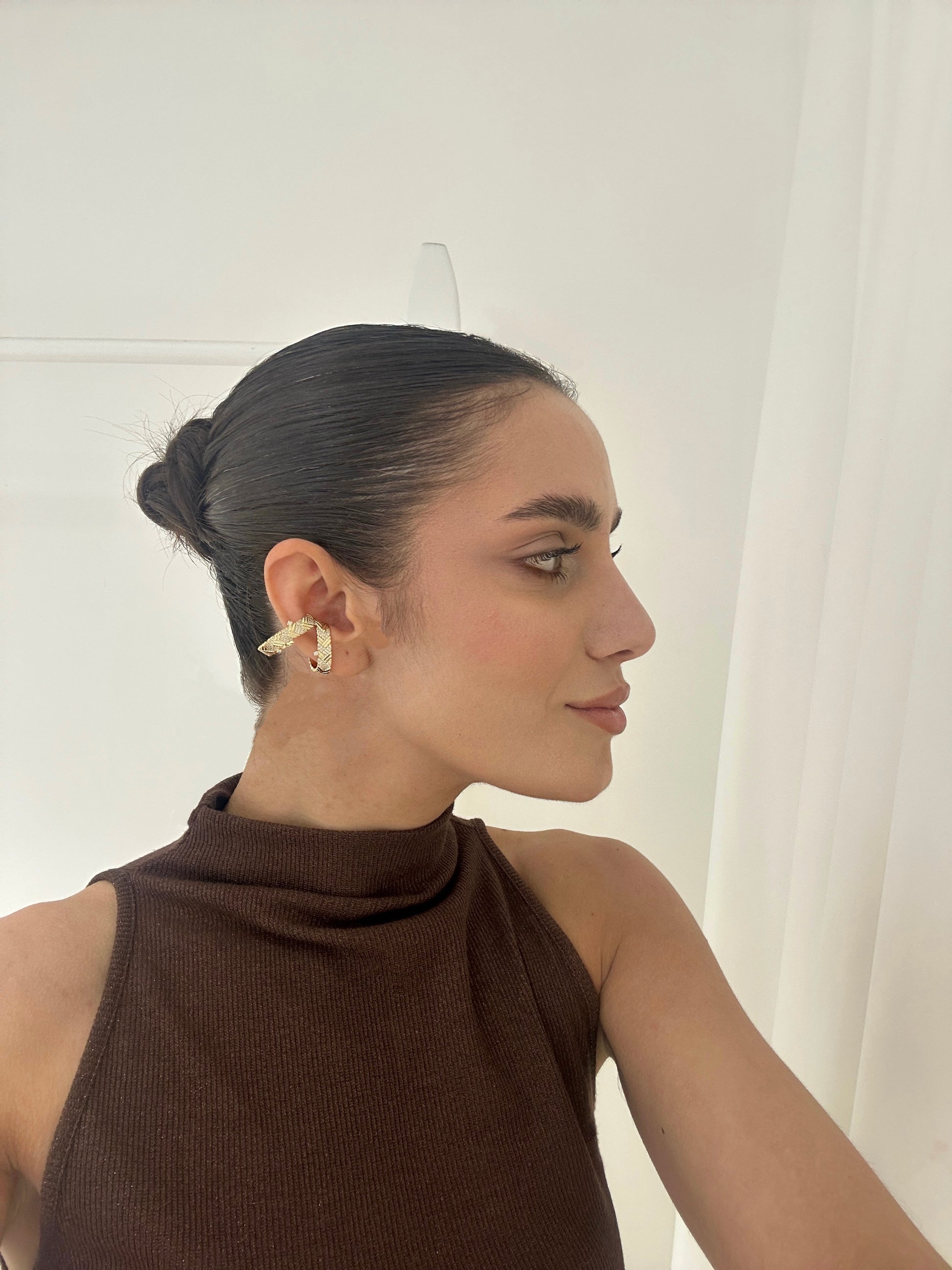 V şeklinde earcuff ✨
