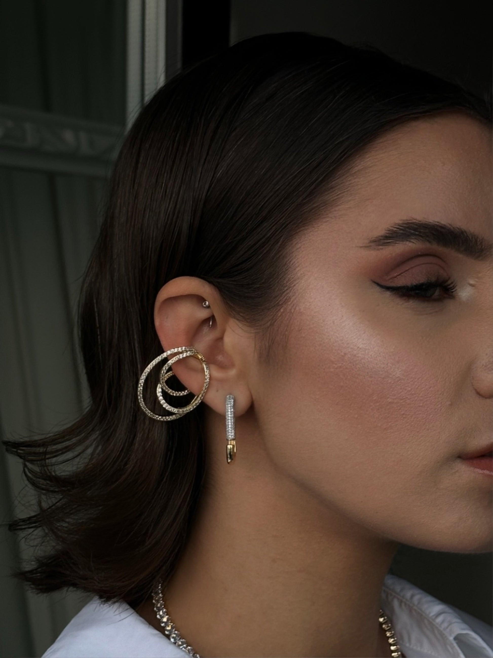 Yuvarlak şekilli earcuff ✨
